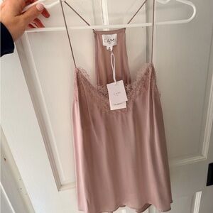 Cami NYC Oyster Silk Camisole